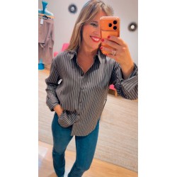 Camisa Nora chocolate
