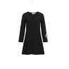 Vestido punto negro visway