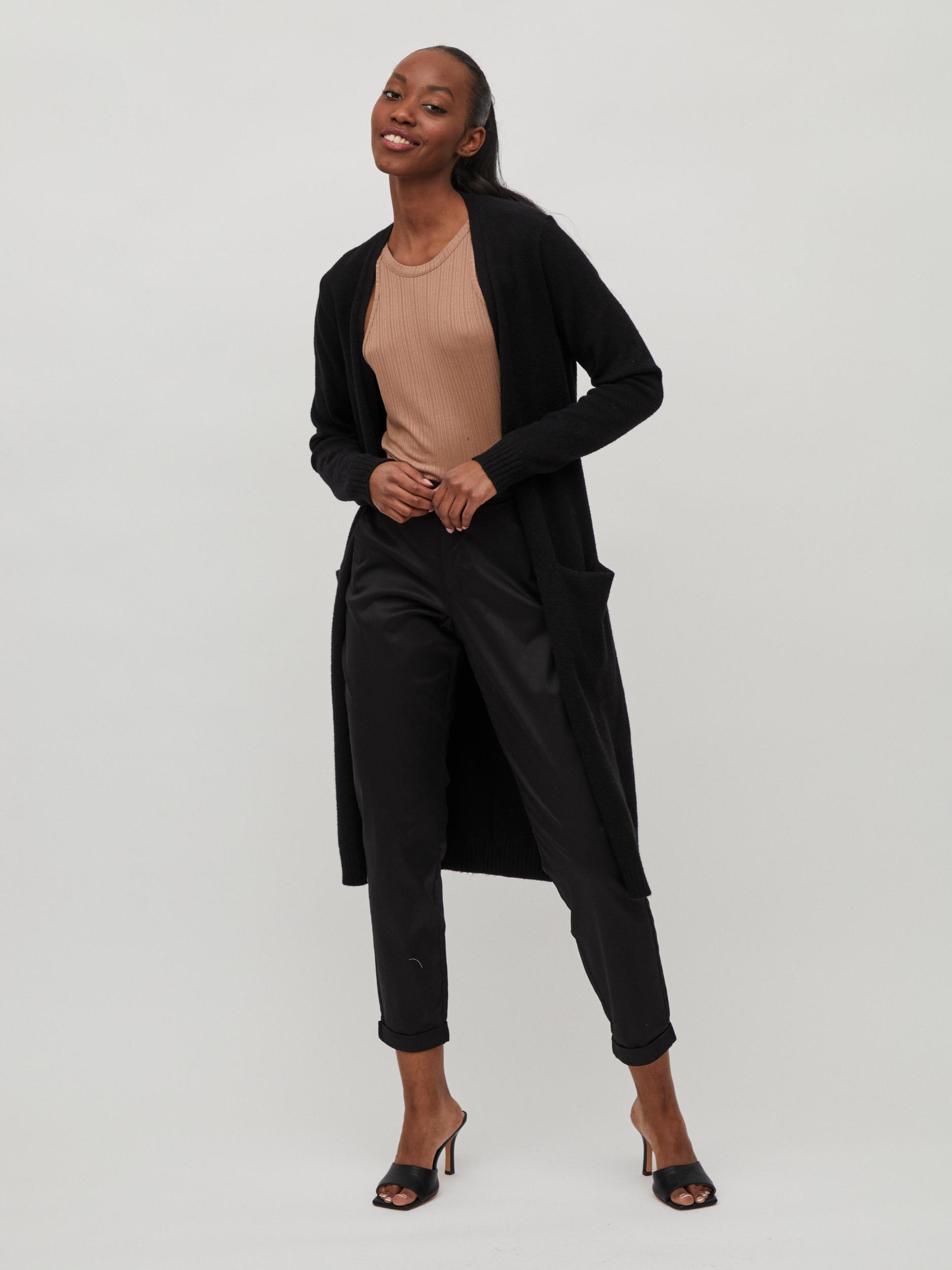 Chaqueta Viril negra larga - BEIRUT Clothes moda mujer
