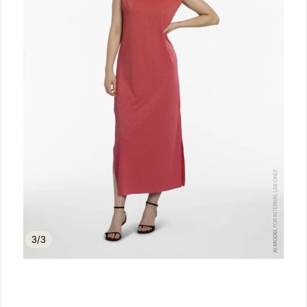 Vestido rojo glitter